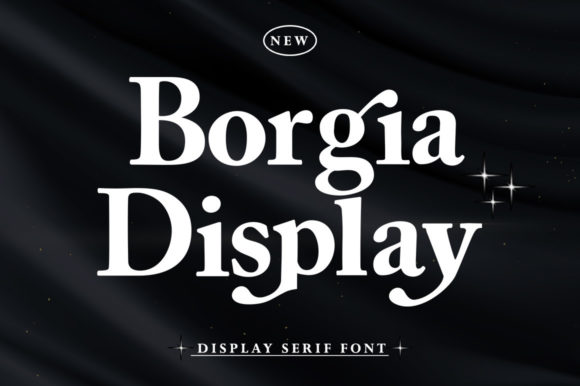 Borgia: A Stylish Display Font for Bold Visual Statements