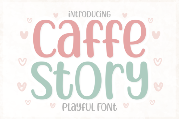 Caffe Story: A Playful Display Font for Dynamic Designs