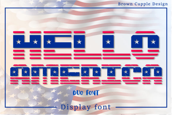 Hello America: A Bold Font for Impactful Design