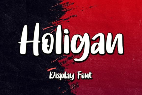 Holigan: The Bold Brush Font for Impactful Design