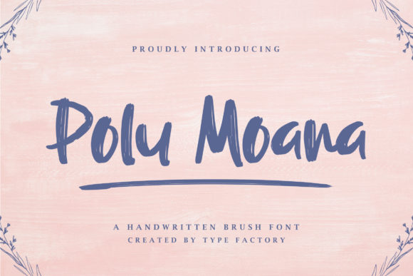 Polu Moana: A Font for Modern, Positive Branding
