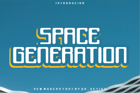 Space Generation: A Bold Font for Modern Branding