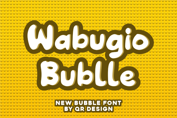 Wabugio Bublle: A Whimsical Font for Modern Design